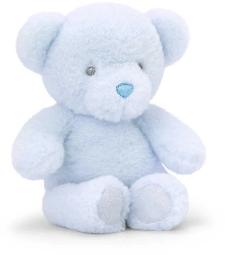 Keel Toys Pliušinis mėlynas meškutis, 16 cm aprašymas - Prekės nuotrauka