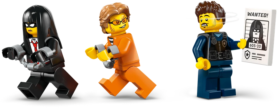 „LEGO® City“ policijos kalinių gabenimo furgonas, konstravimo žaislas, 60479
