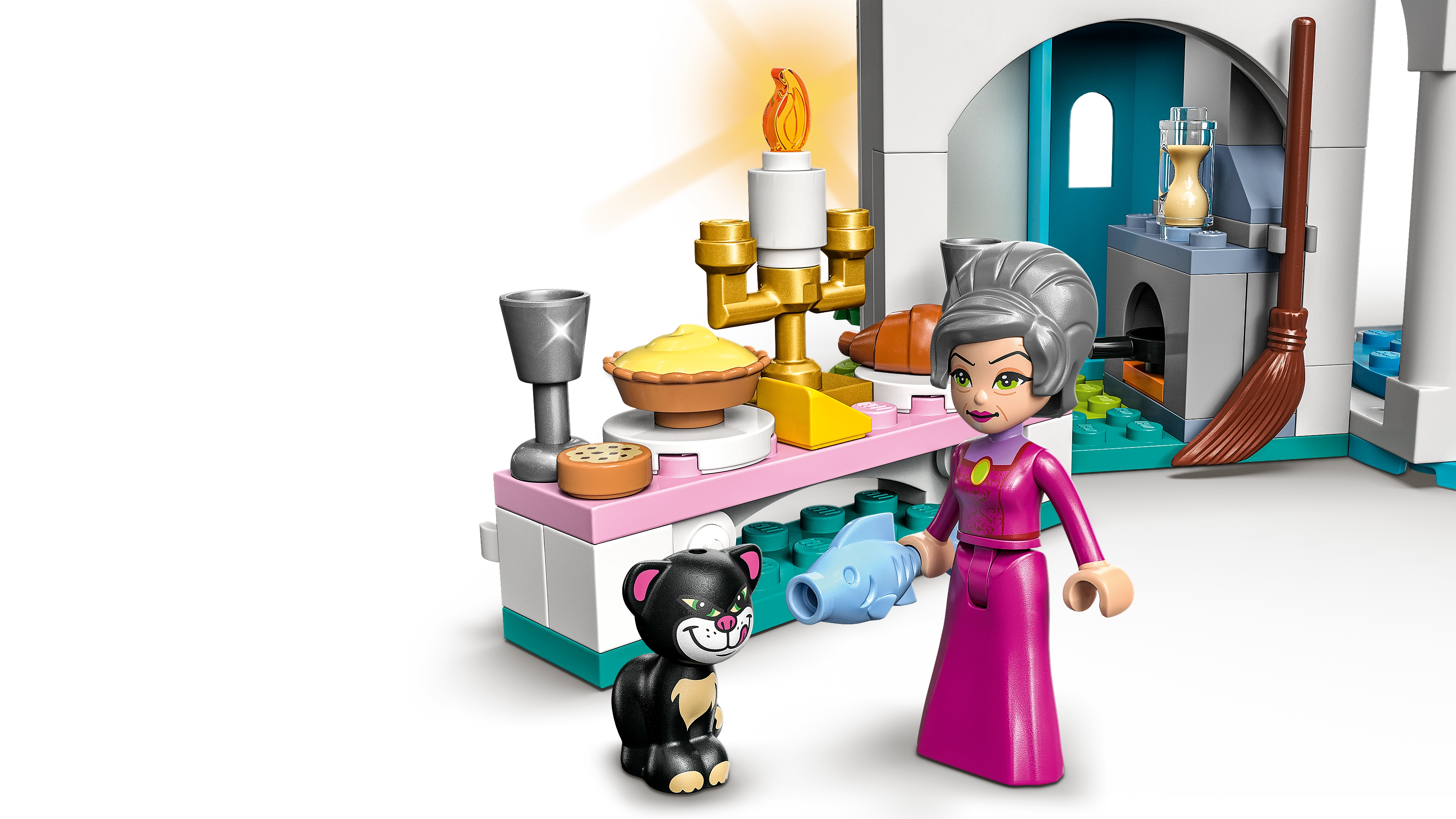 LEGO® ǀ Disney Pelenės ir Žavingojo princo pilis 43206 konstravimo rinkinys (365 dalys) 43206