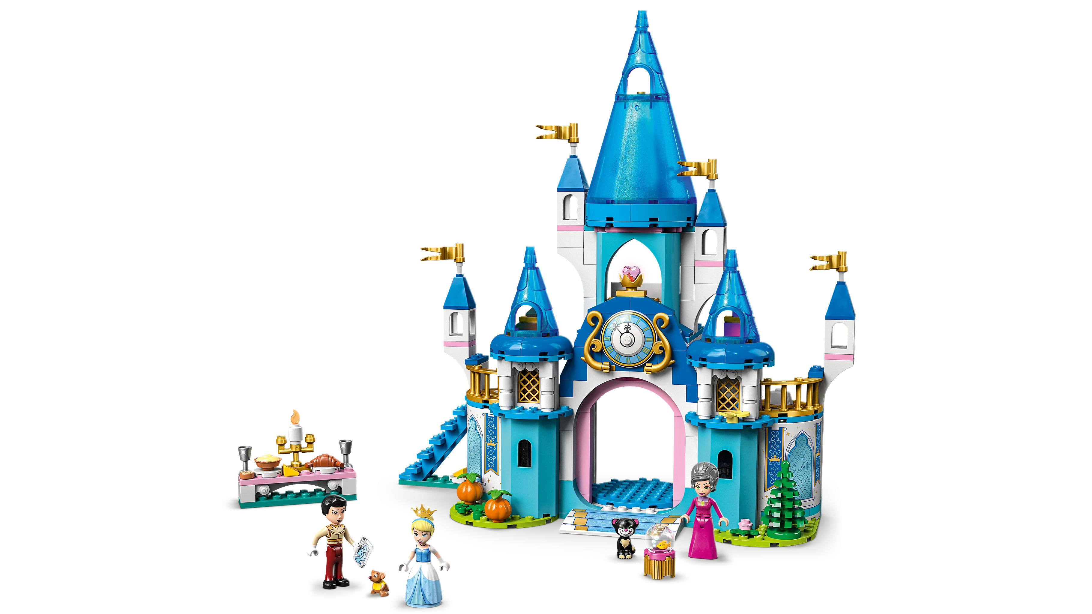 LEGO® ǀ Disney Pelenės ir Žavingojo princo pilis 43206 konstravimo rinkinys (365 dalys) 43206