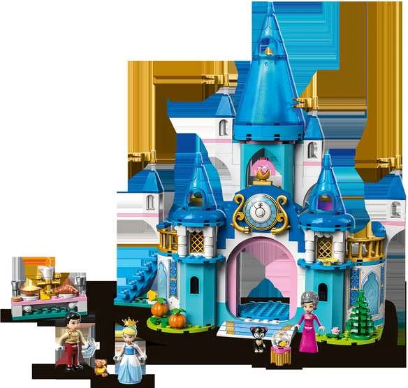 LEGO® ǀ Disney Pelenės ir Žavingojo princo pilis 43206 konstravimo rinkinys (365 dalys) 43206