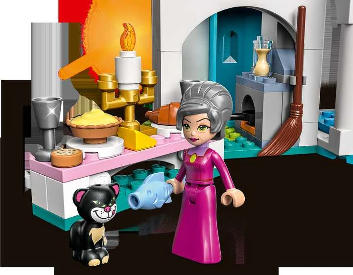 LEGO® ǀ Disney Pelenės ir Žavingojo princo pilis 43206 konstravimo rinkinys (365 dalys) 43206