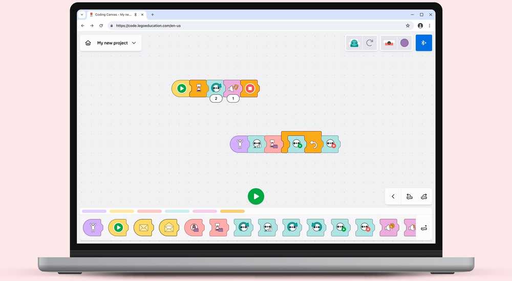 LEGO Education Computer Science & AI rinkinys: 1–3 klasėms