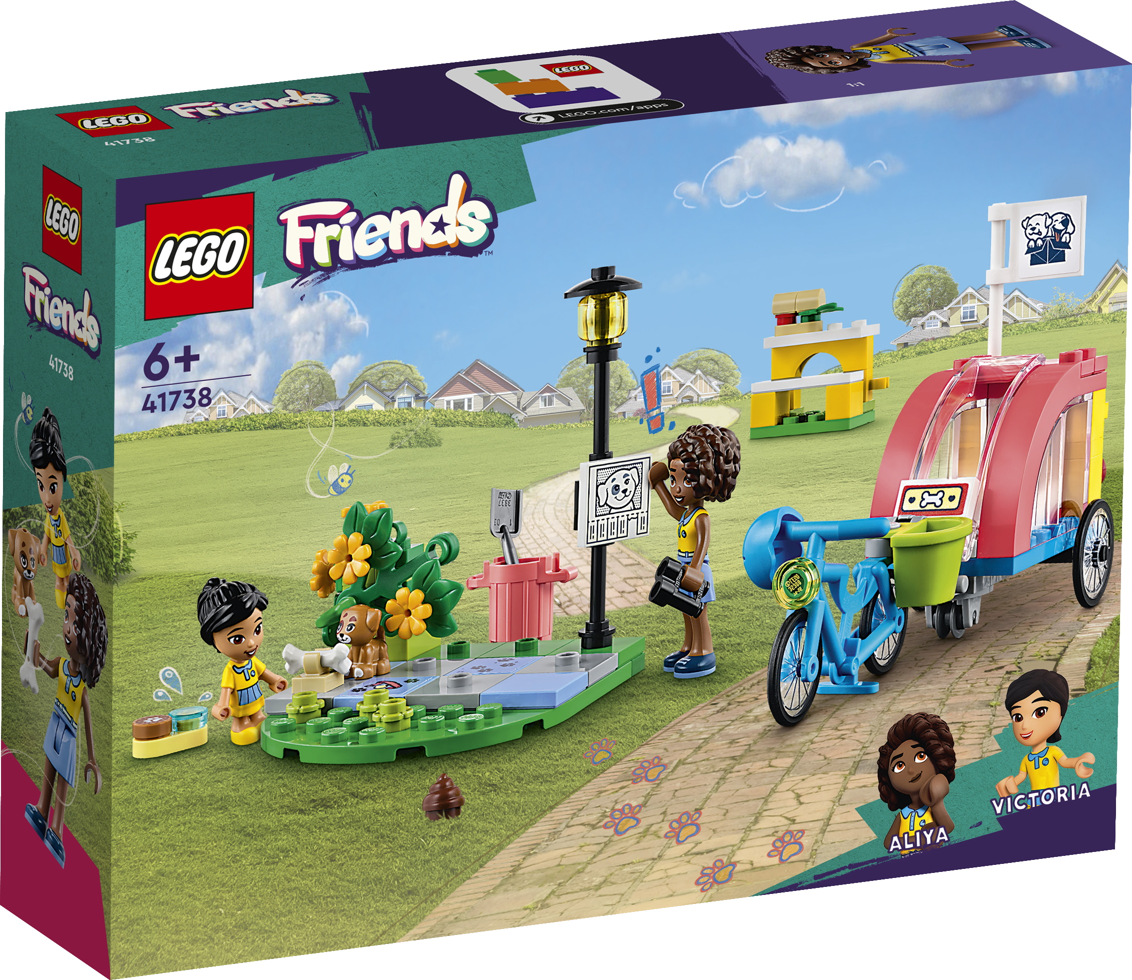 LEGO® Friends Šunų gelbėjimo dviratis (41738)
