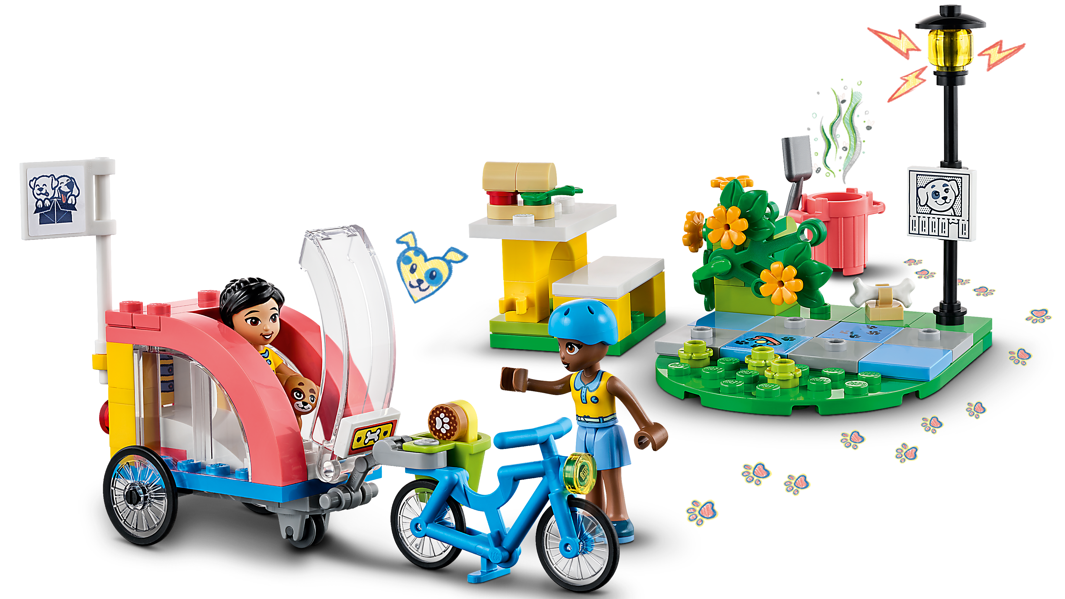 LEGO® Friends Šunų gelbėjimo dviratis (41738)