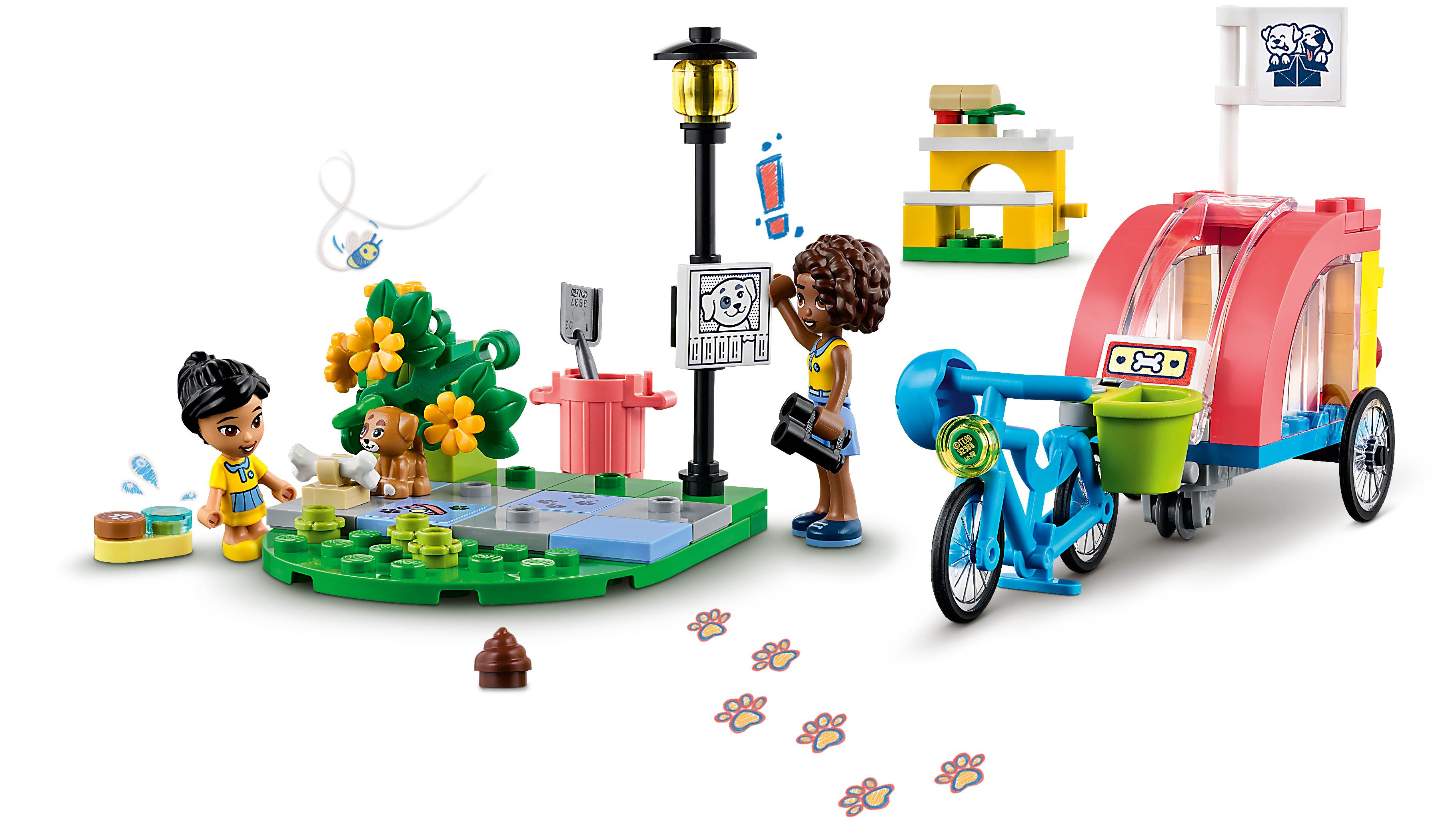 LEGO® Friends Šunų gelbėjimo dviratis (41738)