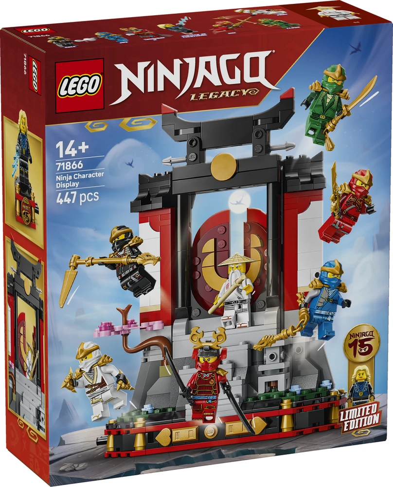 LEGO Ninjago Ozdoba su postaciami ninja — 15-lecie 71866