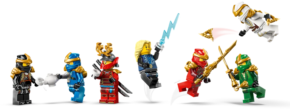 LEGO Ninjago Ozdoba su postaciami ninja — 15-lecie 71866