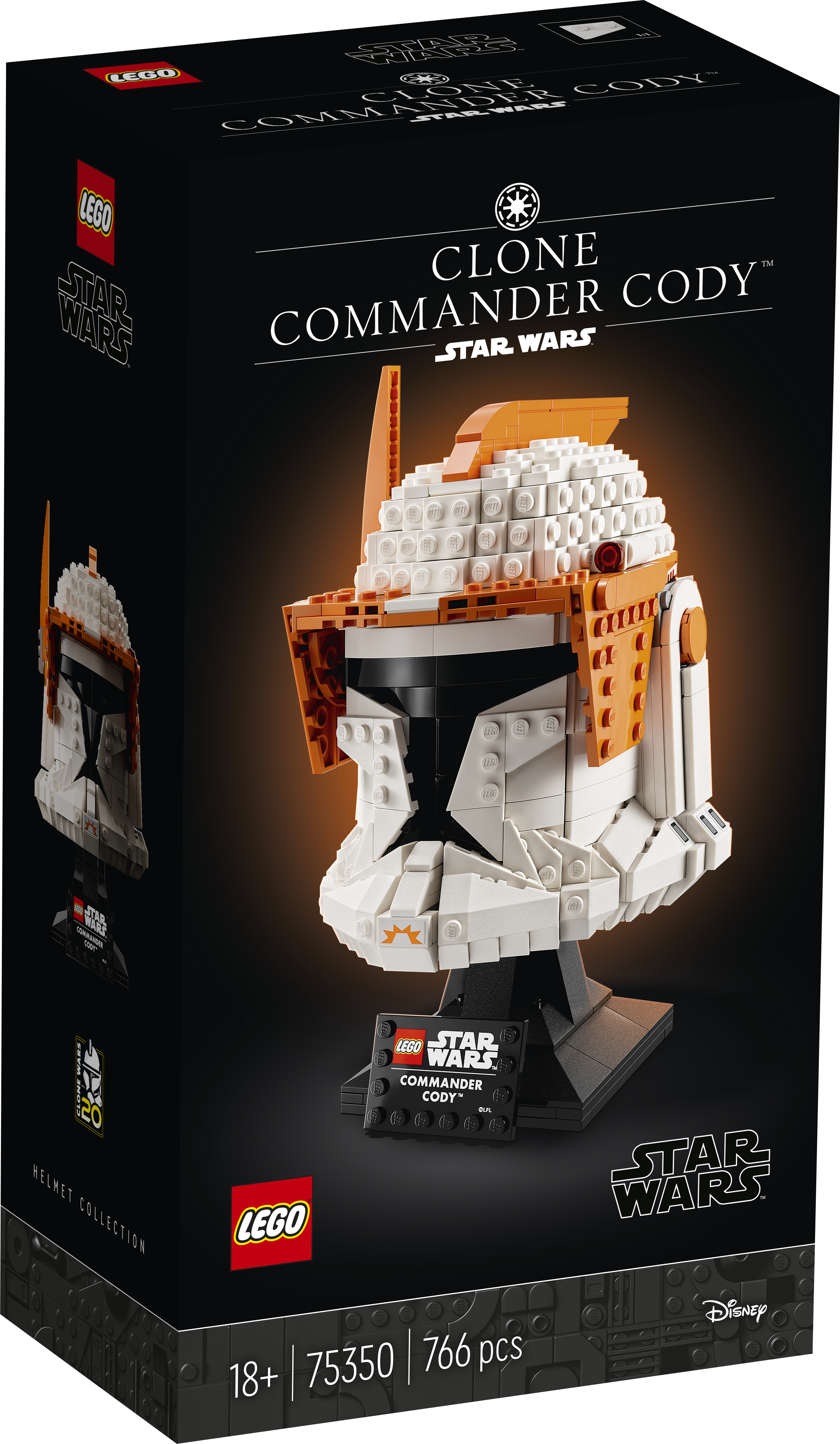 LEGO® Star Wars™ Klonų vado Kodžio™ šalmas 75350 konstravimo rinkinys (776 dalys) 75350