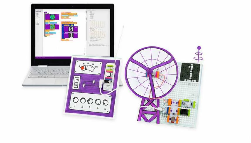 littleBits kodo rinkinio išplėtimo paketas: technologija