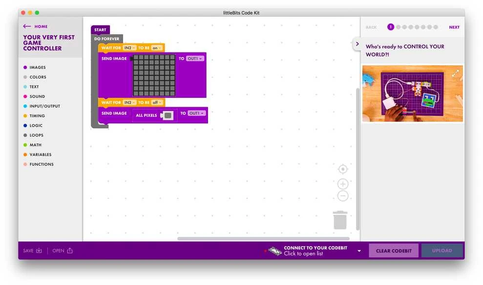 LittleBits kodo rinkinys