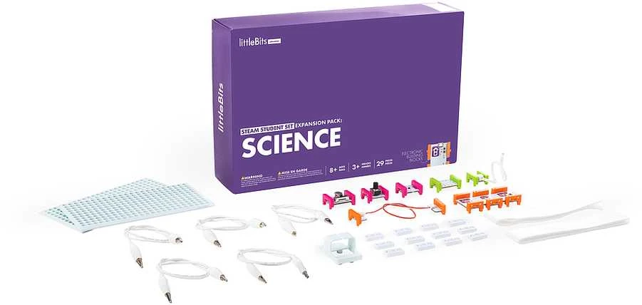 littleBits STEAM studentų rinkinio išplėtimo paketas: mokslas