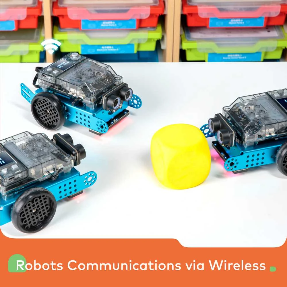 Xtool Konstruktorius edukacinis robotas mBot2 mėlynas Makeblock
