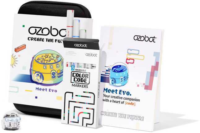 Ozobot Evo roboto įvedimo rinkinys