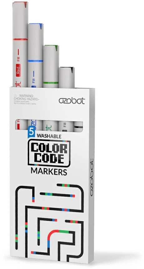 Ozobot spalvų kodo žymekliai
