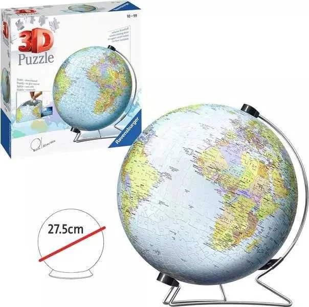 RAVENSBURGER 3D dėlionė 540 dalių (apvali ) gaublys, 12436