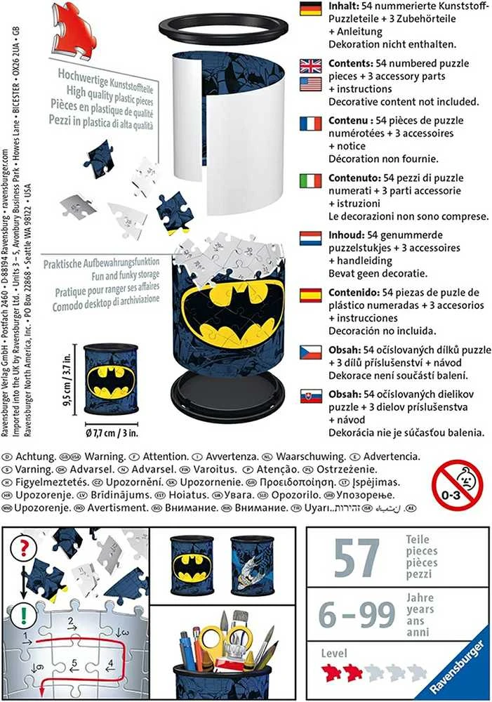 Ravensburger "3D" Dėlionė 54 vnt. - Batman pieštukinė