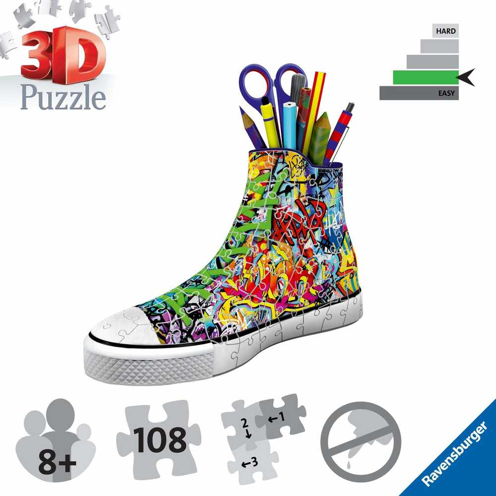 RAVENSBURGER dėlionė Sneaker Graffiti 180 vnt, 12535