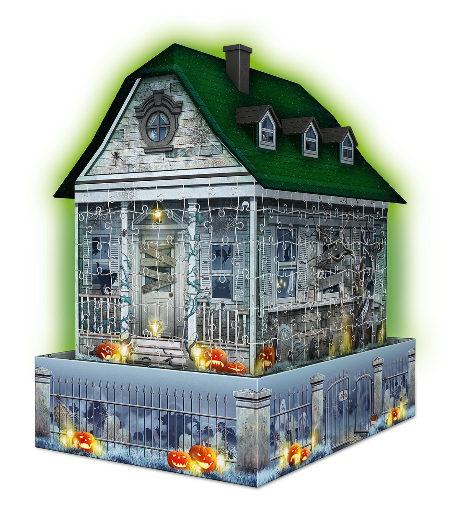 Ravensburger 3D Dėlionė 216 vnt. - Tamsoje šviečiantis pasenęs namas