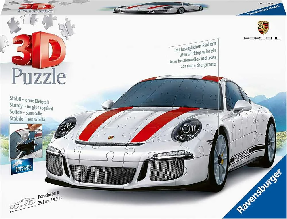 RAVENSBURGER dėlionė Porsche 911R 108vnt, 12528