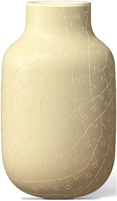 Dėlionė Ravensburger 3D Puzzle Vase: Butter-Geltona