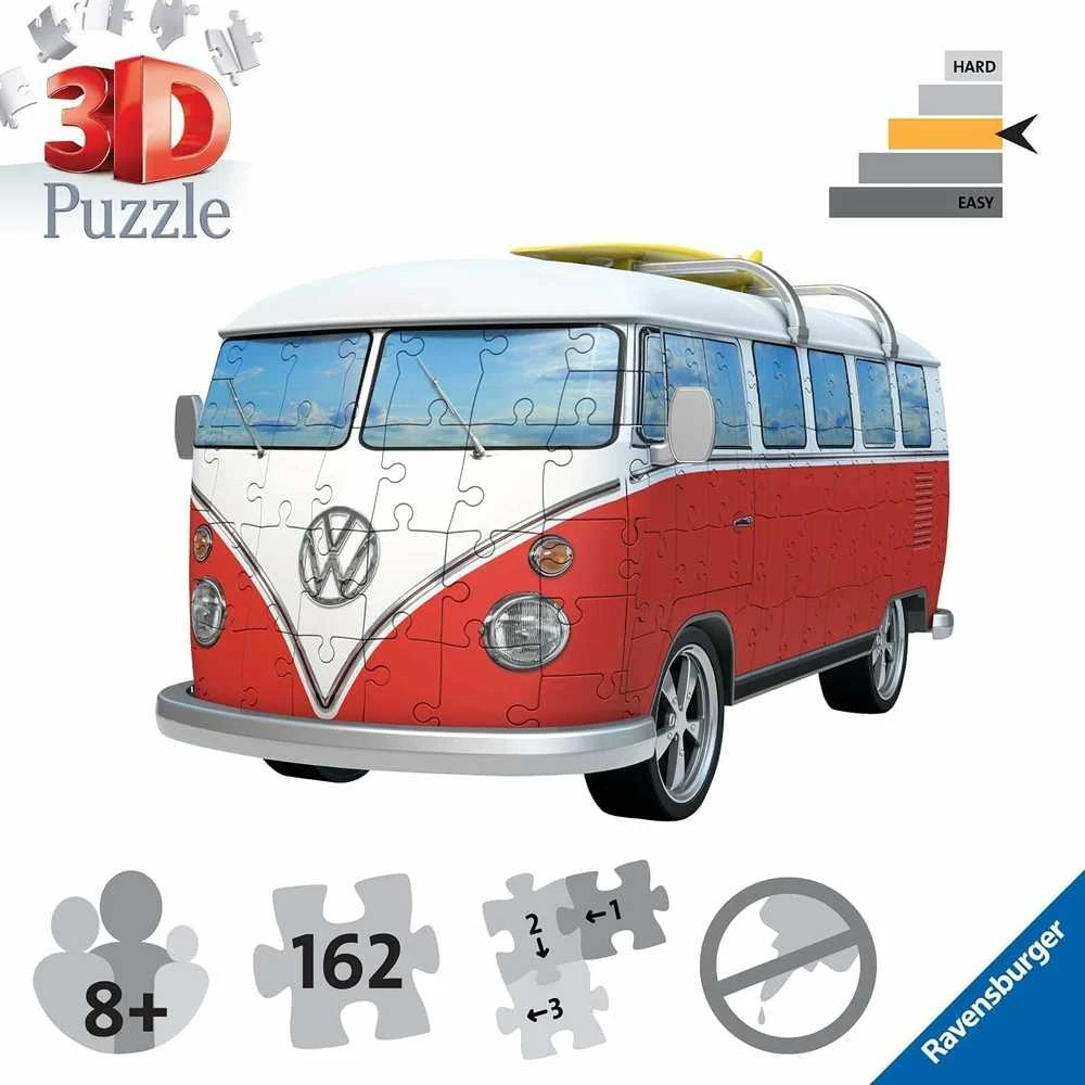 Ravensburger "3D" Dėlionė 162 vnt. - Volkswagen T1