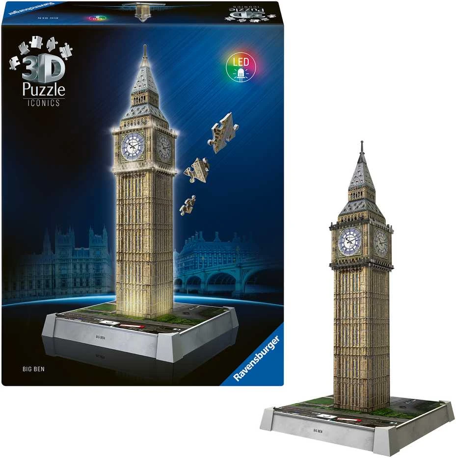 Ravensburger Puzzle 3D dėlionė „Big Benas“ Londone