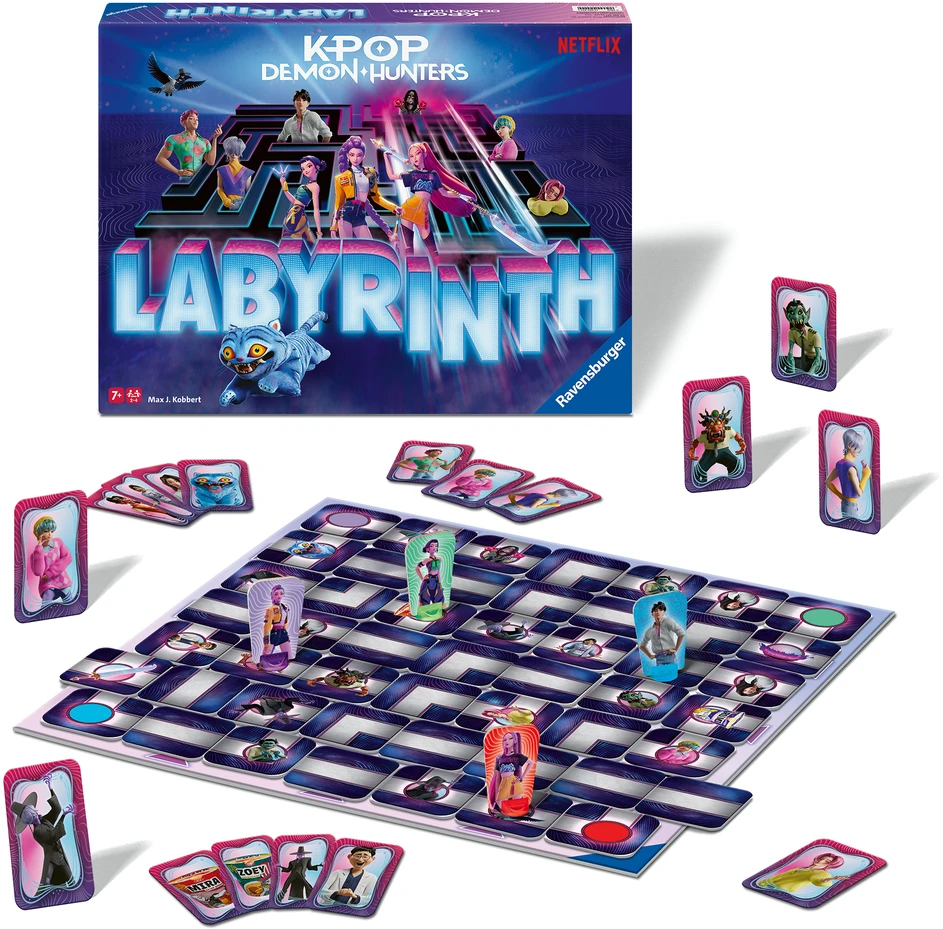 Ravensburger K-Pop demonų medžiotojų labirinto stalo žaidimas