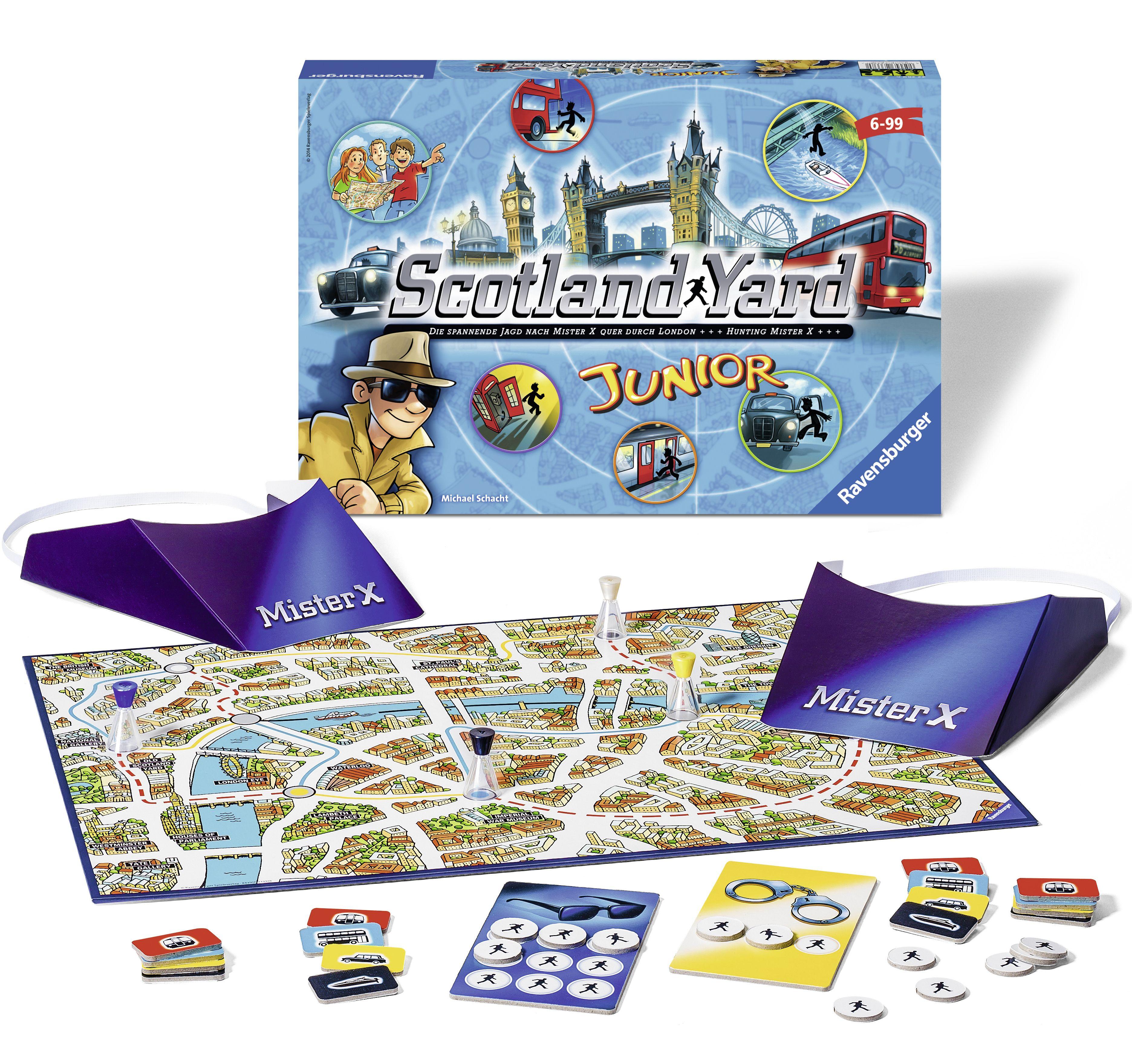 Ravensburger stalo žaidimas „Scotland Yard Junior“, 2–4 žaid., nuo 6 m.
