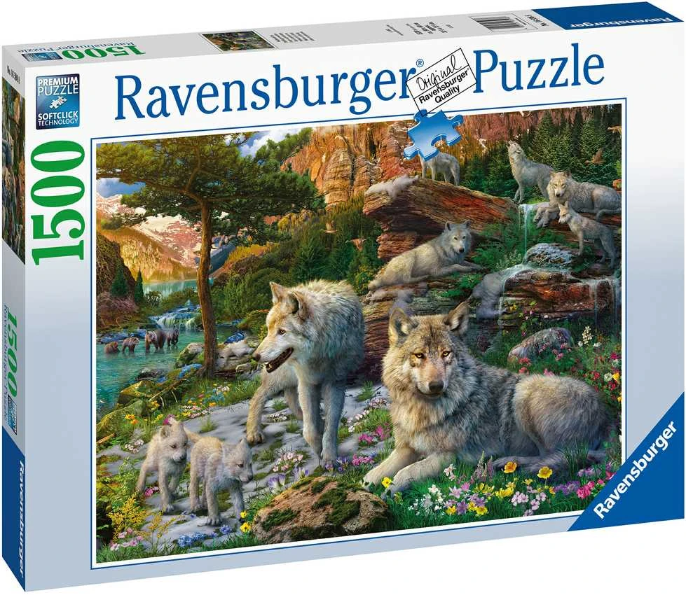 Ravensburger Dėlionė 1500 vnt. - Pavasario vilkai