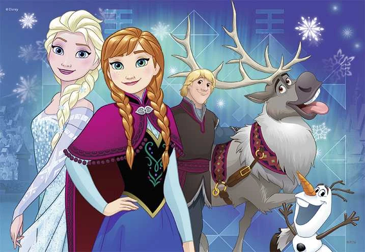 Ravensburger Dėlionė 2x24 vnt. - Frozen: Šiaurės pašvaistė