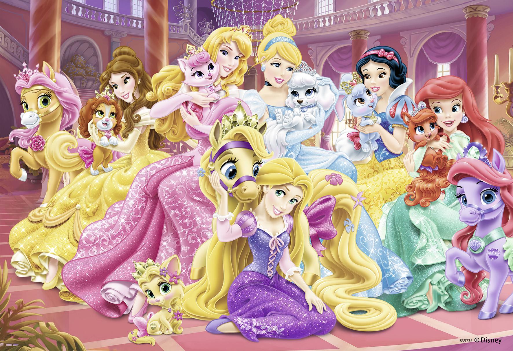 Ravensburger Dėlionė 2x24 vnt. - Princesių draugai