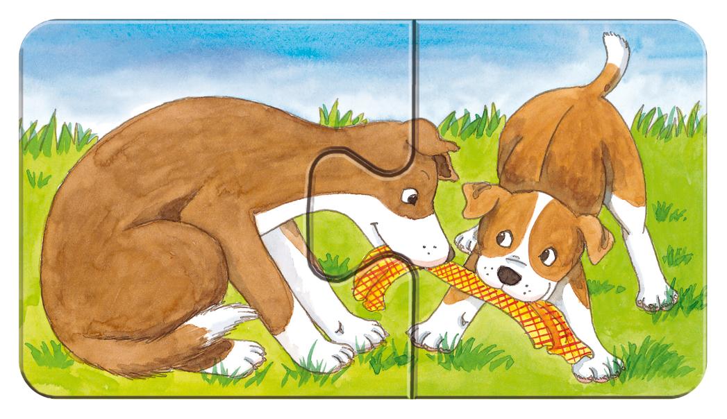 Ravensburger Dėlionė 9x2 vnt. - Gyvūnai ūkyje