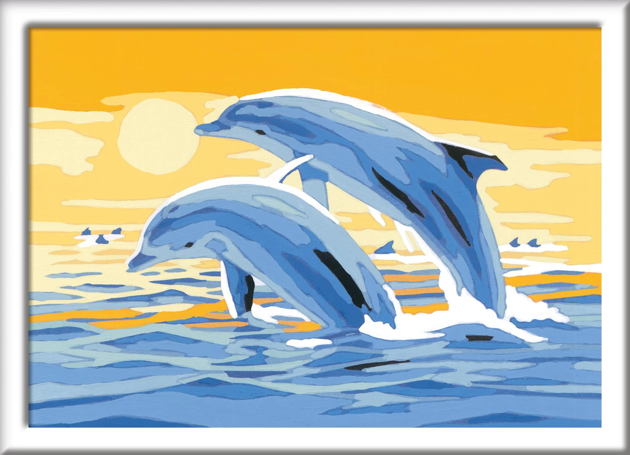 Ravensburger Creart vaikams: piešimo rinkinys su delfinais
