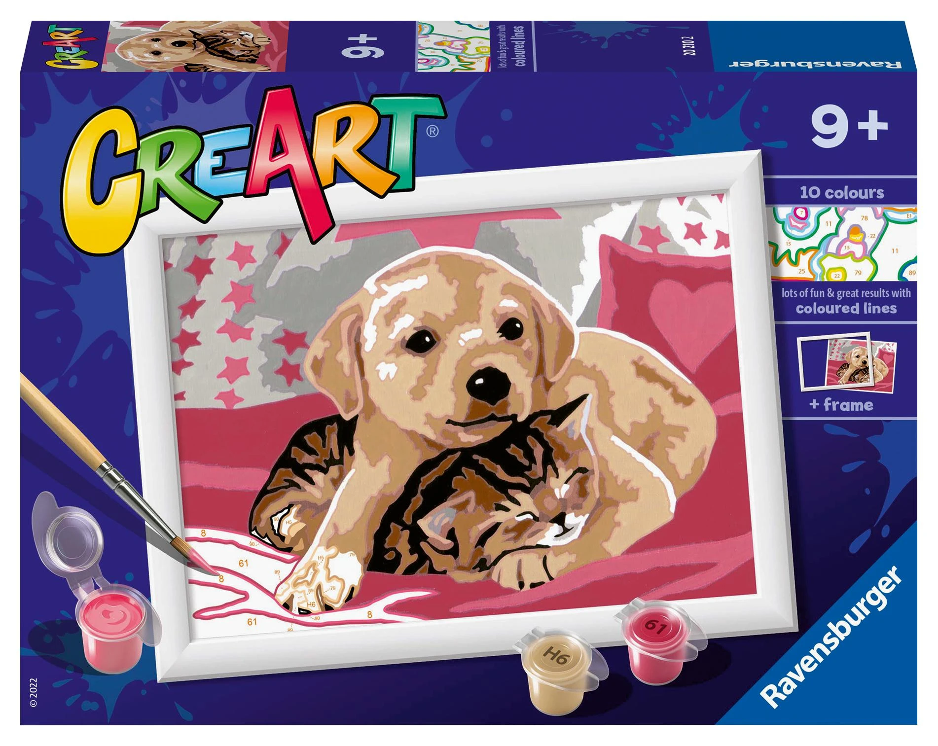 Ravensburger Paint by Numbers Blanket Friends