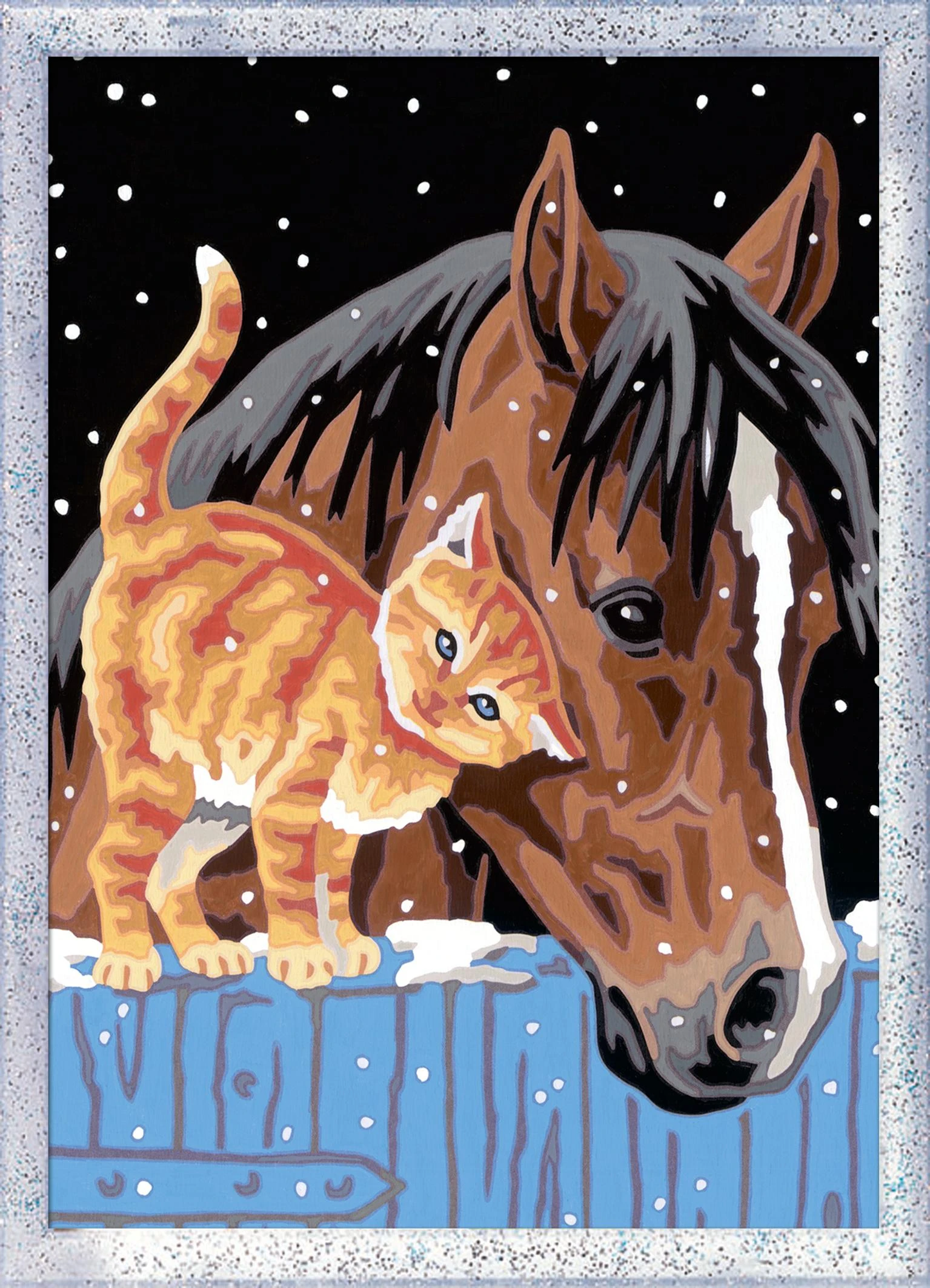 Ravensburger Rankdarbių rinkinys vaikams su arkliu ir katinu