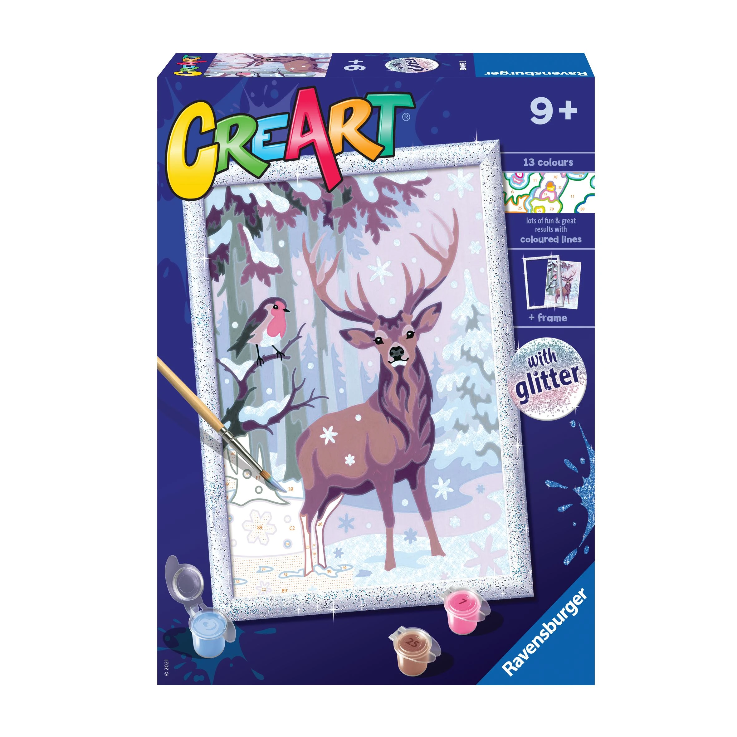 Ravensburger Rankdarbių rinkinys vaikams žieminiai draugai 9+