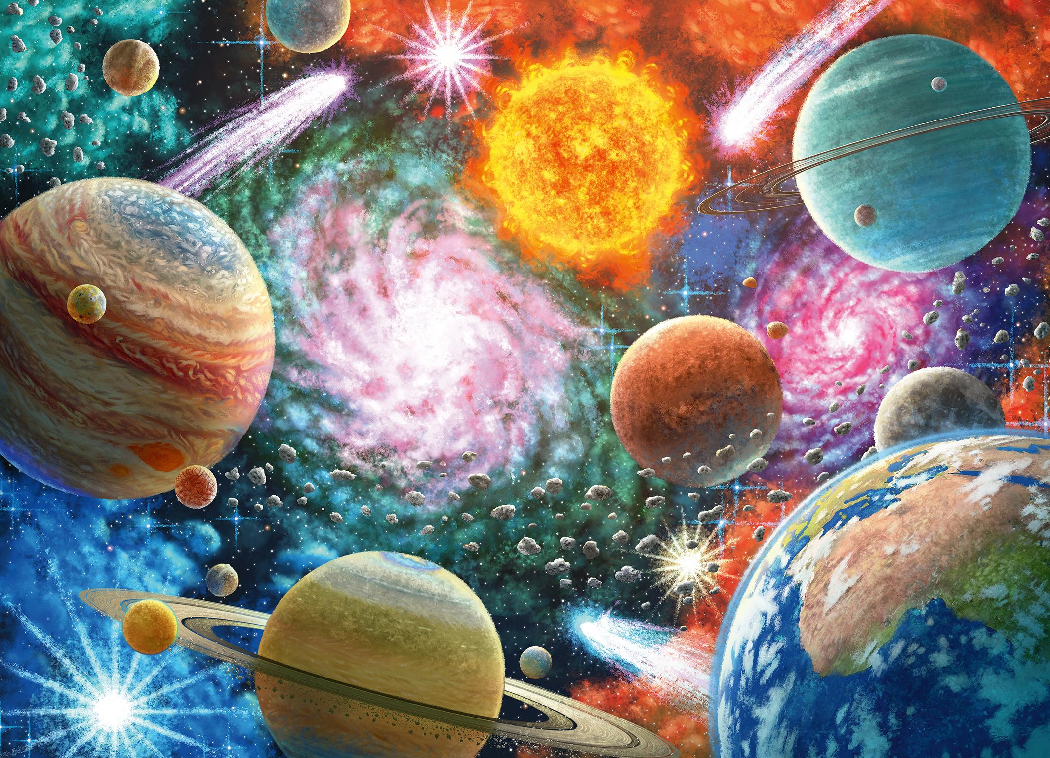 Ravensburger Dėlionė 100 vnt. - Kosmosas