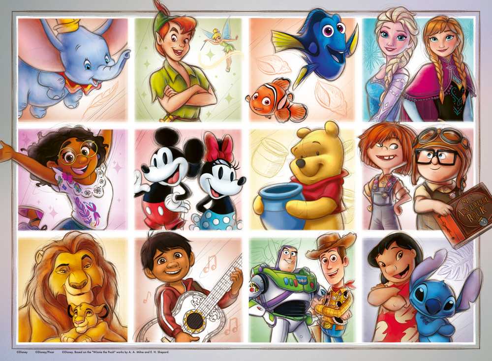 Ravensburger Dėlionė 100 vnt. - Disney aprašymas - Prekės nuotrauka