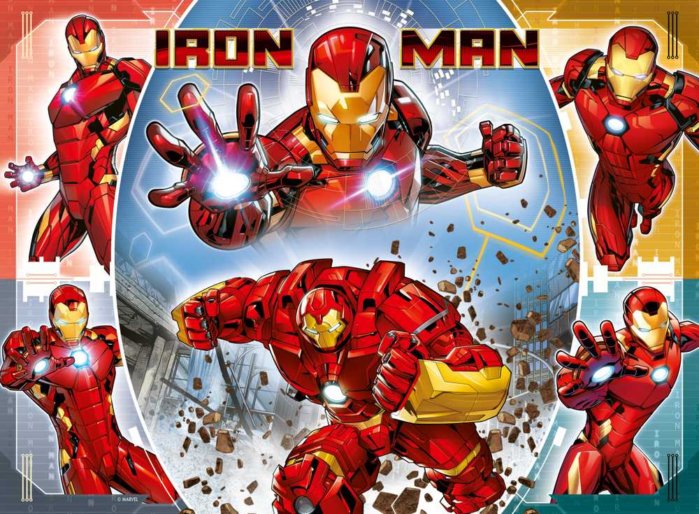 Ravensburger Dėlionė 100 vnt. - Marvel Geležinis žmogus aprašymas - Prekės nuotrauka