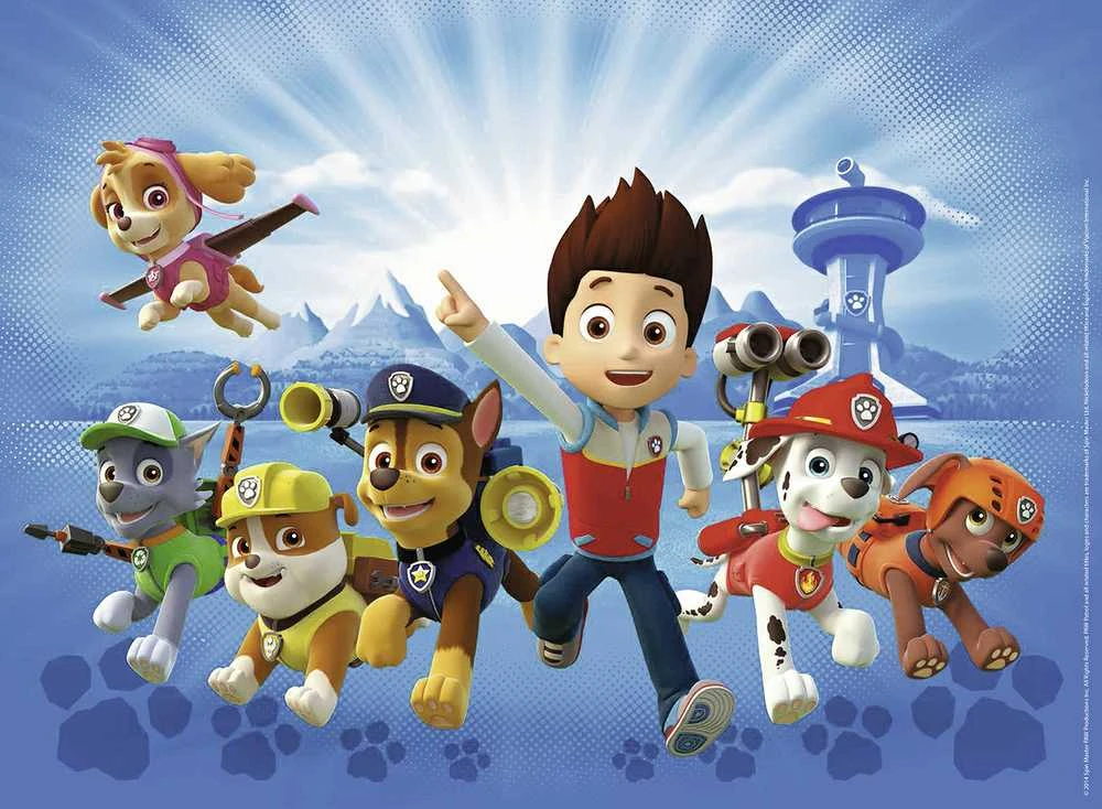 Ravensburger Dėlionė 100 vnt. - Šunyčiai patruliai (PAW Patrol)