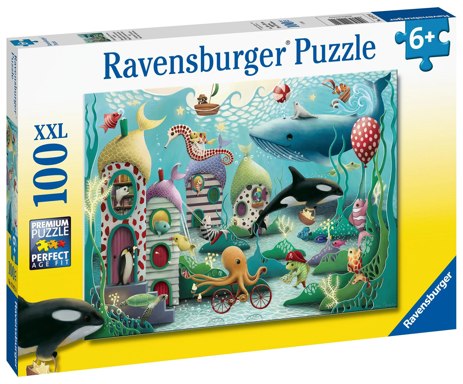 Ravensburger "XXL" Dėlionė 100 vnt. - Pasaulis po vandeniu