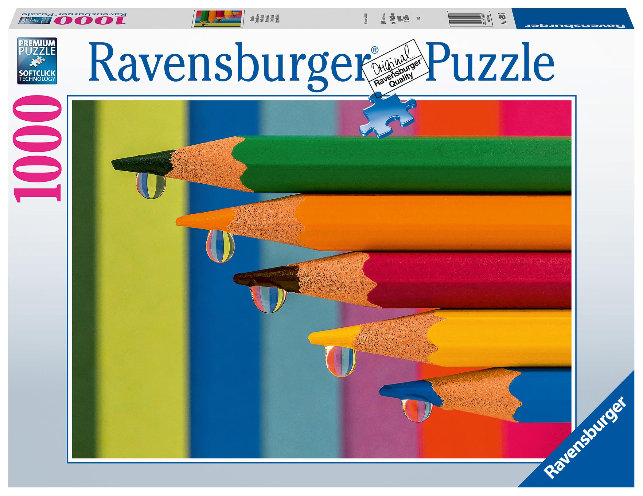 Ravensburger Dėlionė 1000 vnt. - Pieštukai aprašymas - Prekės nuotrauka