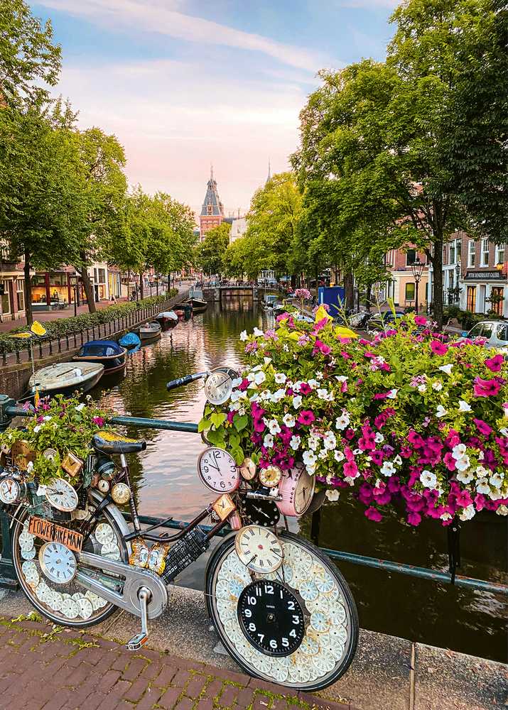 Ravensburger Dėlionė 1000 vnt. - Amsterdamas aprašymas - Prekės nuotrauka