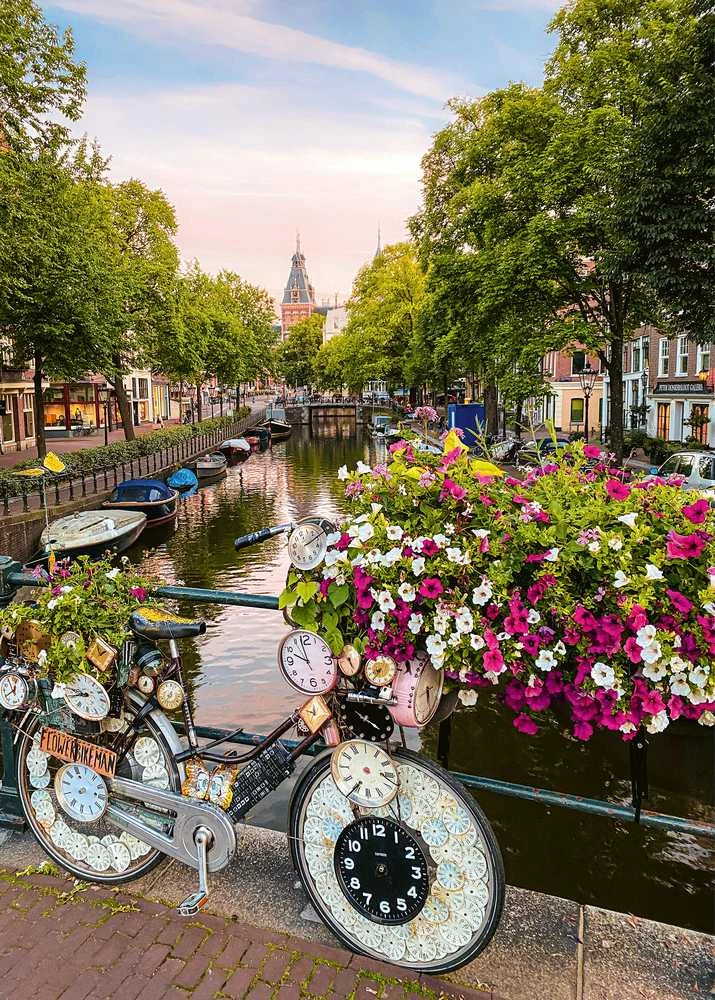 Ravensburger Dėlionė 1000 vnt. - Amsterdamas aprašymas - Prekės nuotrauka