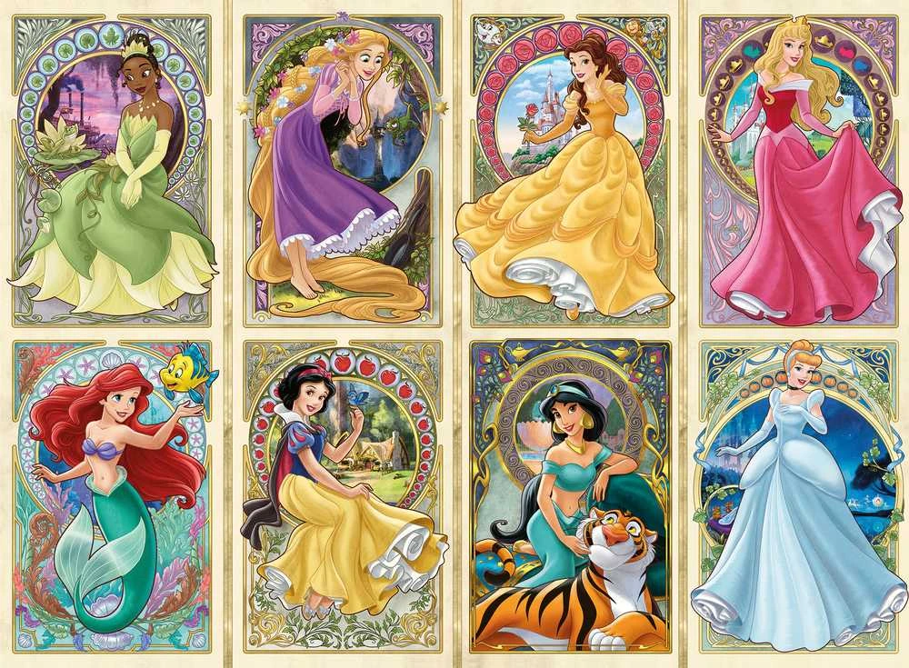 Ravensburger Dėlionė 1000 vnt. - Princesės