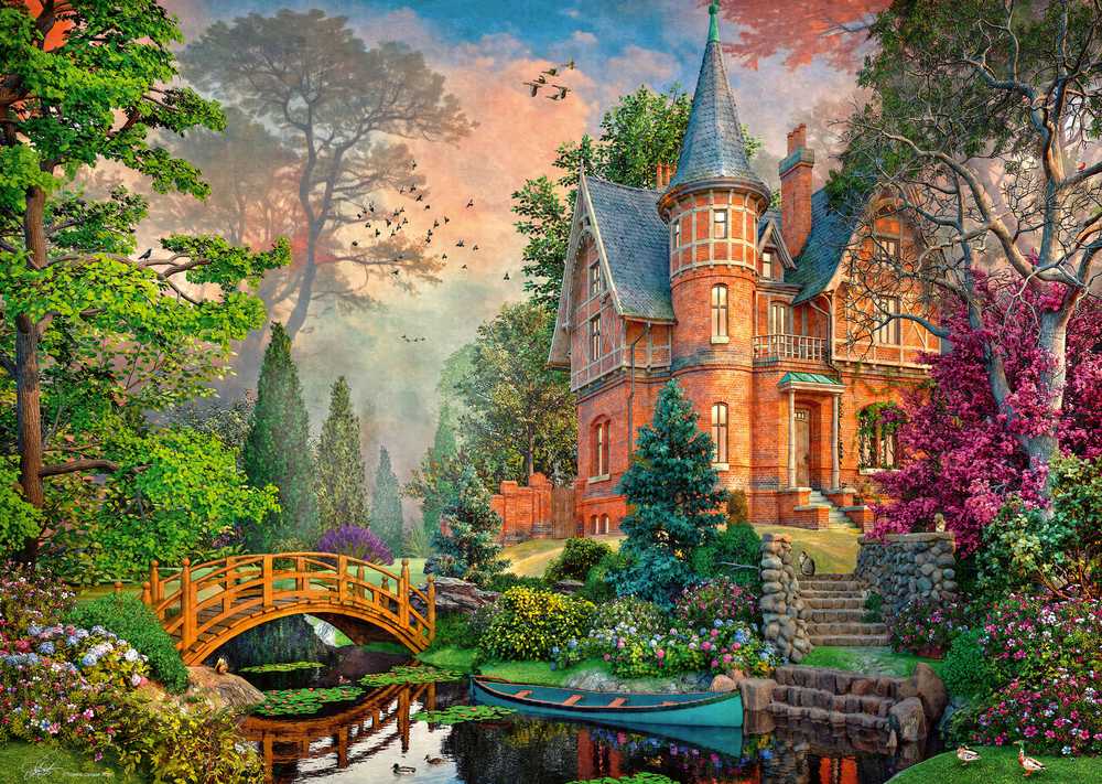 Ravensburger Dėlionė 1000 vnt. - Terakotos dvaras aprašymas - Prekės nuotrauka