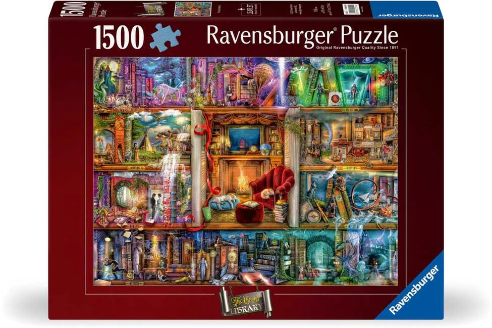 Ravensburger Dėlionė 1500 vnt. - Biblioteka aprašymas - Prekės nuotrauka