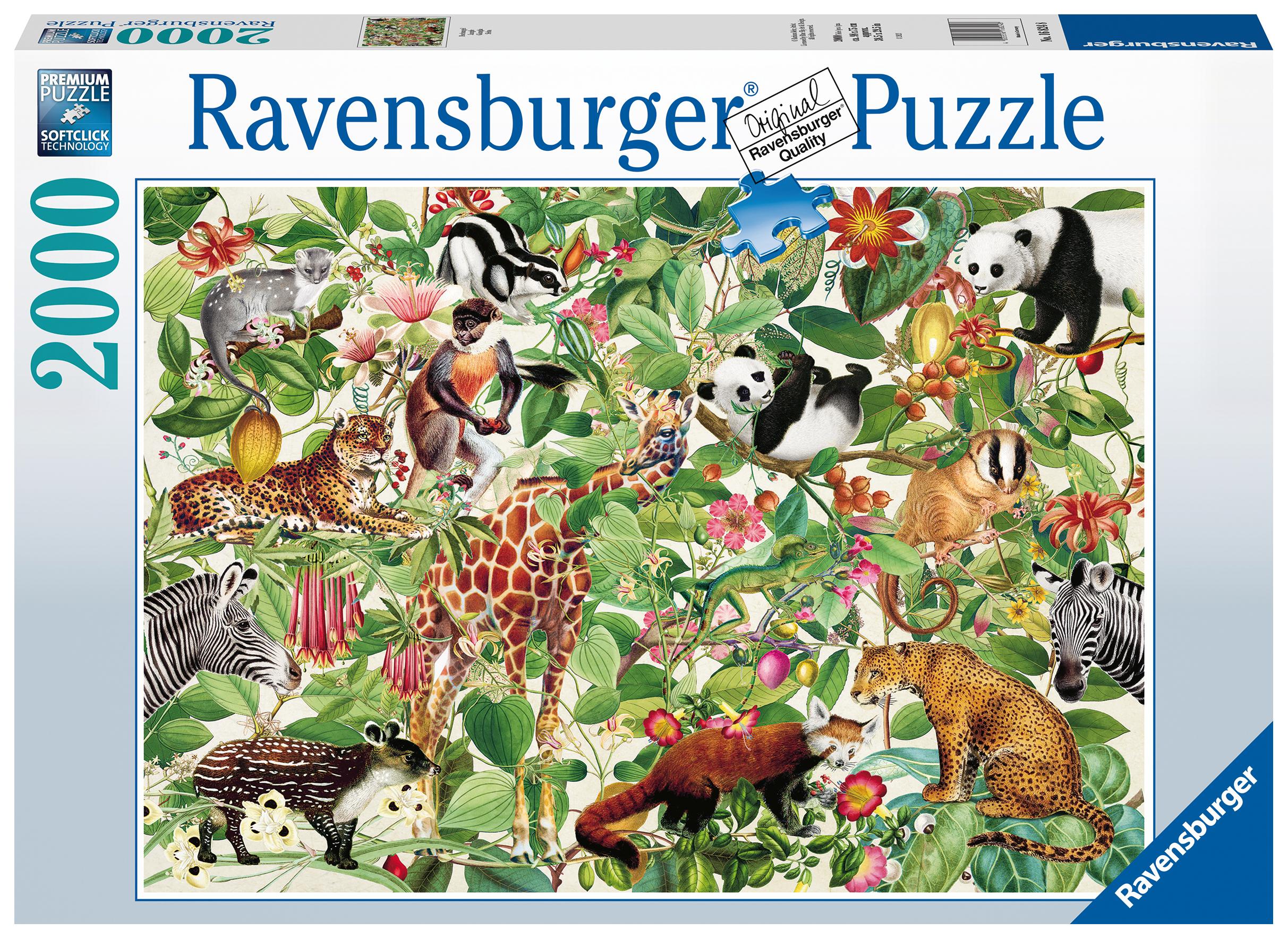 RAVENSBURGER dėlionė džiunglės, 2000d., 16824 aprašymas - Prekės nuotrauka