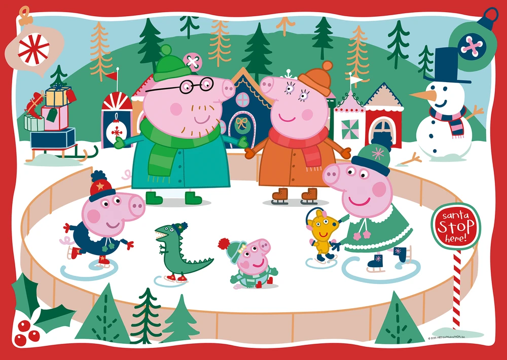 Ravensburger Puzzle 24 Pieces: Peppa Pig Ice Skating